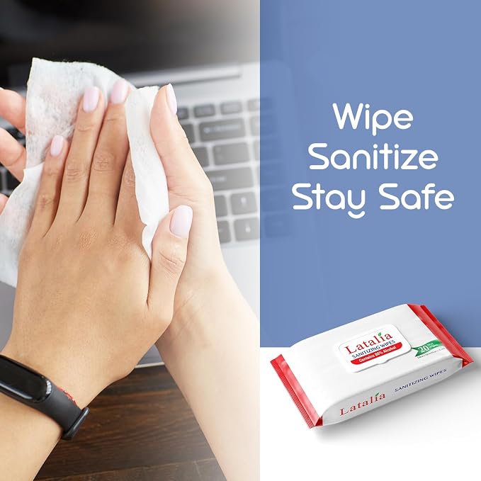 Hand Wipes | 80% Alcohol Hand Sanitizer Wipes - Image 6