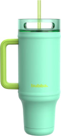 bubba 40 oz Insulated Stainless Steel Tumbler with Handle and Straw - Leakproof, Dishwasher Safe, Cup Holder Tumbler, Lead-Free and BPA-Free, Tropical Eclipse by bubbabrands