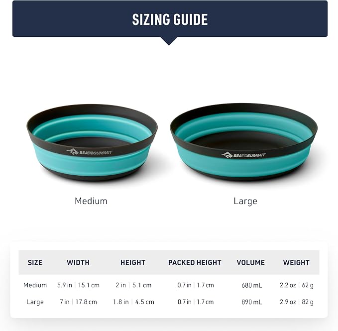 Sea to Summit Frontier Ultralight Collapsible Bowl, Sulphur Yellow - Image 6