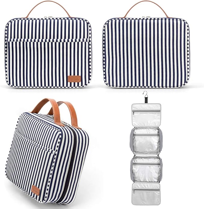 Hanging Travel Toiletry Bag, Large Capacity Cosmetic Travel Toiletry Organizer - Image 6