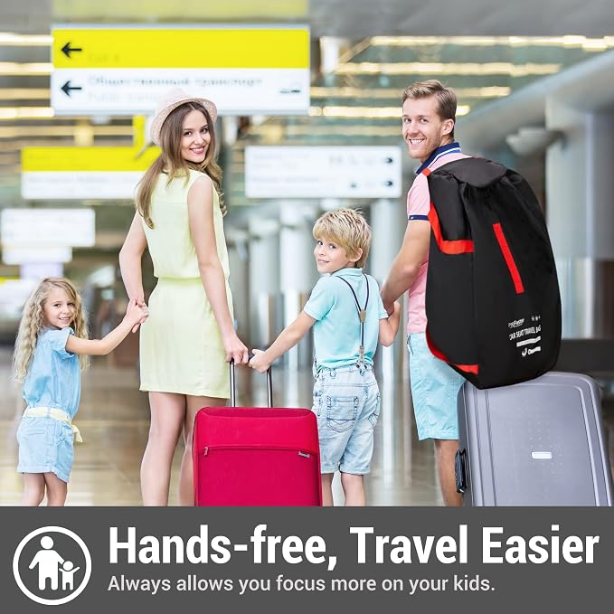 Car Seat Travel Bag Backpack for Air Travel - Image 6