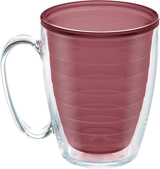 Tervis Clear & Colorful Tabletop - Bright Colors Mug Collection Made in USA Double Walled Insulated Tumbler Travel Cup Keeps Drinks Cold & Hot, 16oz Mug - 4pk, Assorted - Image 5