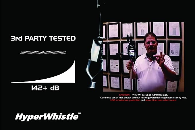The Original Worlds Loudest Whistle up to 142db Loud, Very Long Range, - Image 8