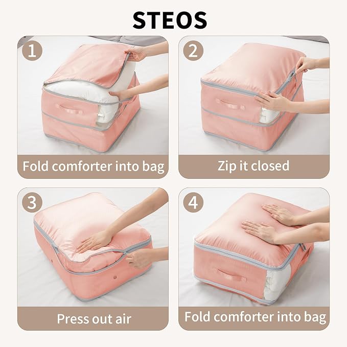 DIMJ Comforter Storage Bag 4 Pack - Image 4