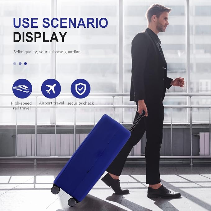 Travel Luggage Cover Suitcase Protector Scratch-Resistant Fit 19-31 Inch - Image 7