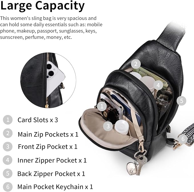 Crossbody Bags for Women Anti Theft Small Sling Handbag - Image 6