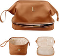 Women Gift Ideas, Personalized Makeup Bag, Monogrammed Gifts, Initial Double by Vogewood