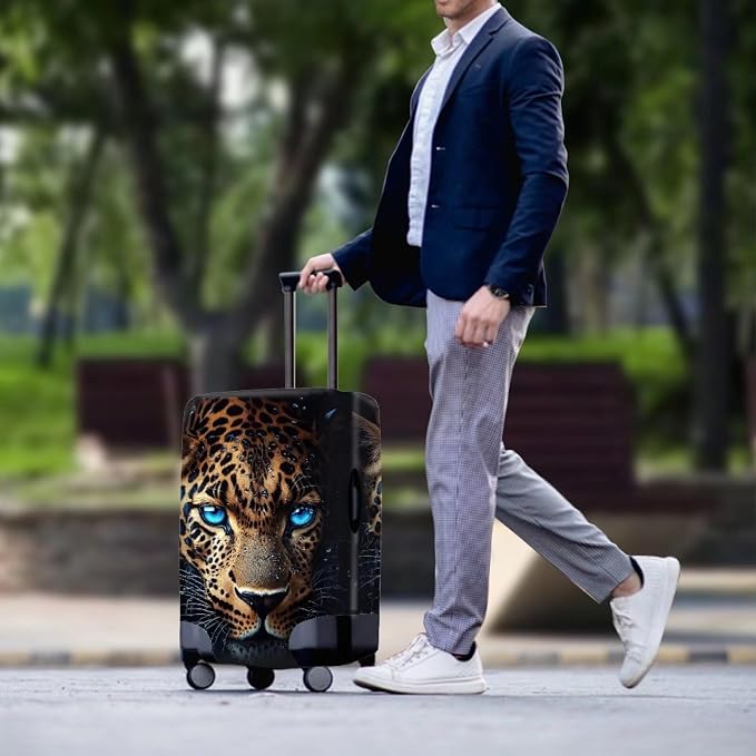 Cool Laopard Luggage Cover Universal Fit 30-32 Inch Luggage - Image 3