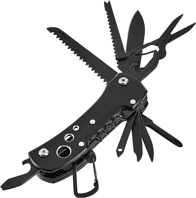 Amazon Basics 15-in-1 Stainless Steel Multitool Pocket Knife by AmazonBasics
