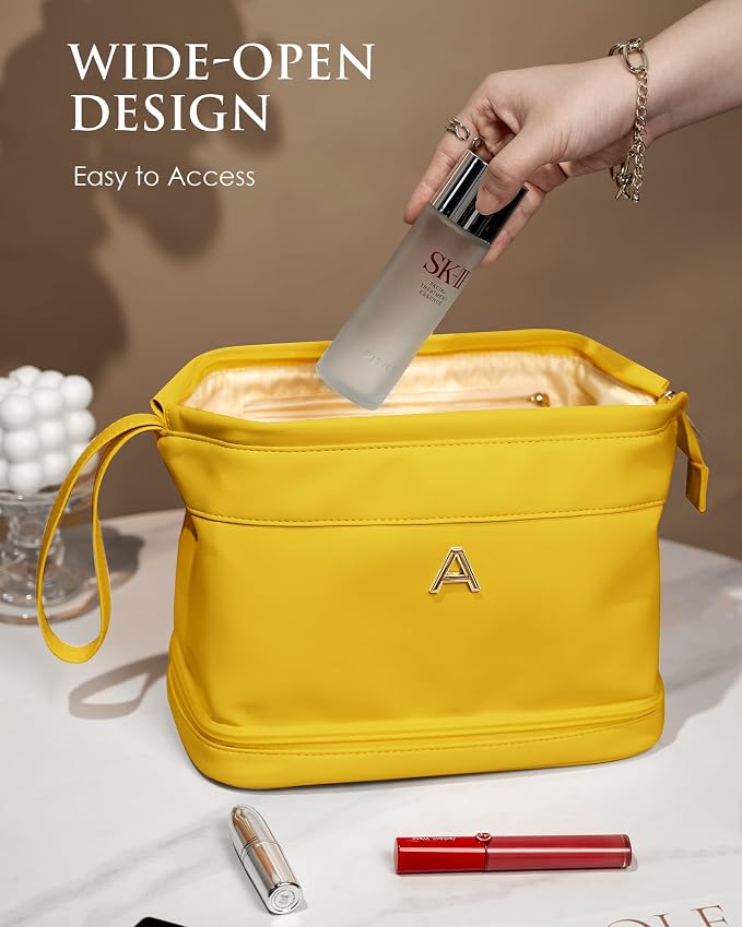 Women Gifts Basket-Teen Girls Trendy Stuff, Initial Makeup Bag, Travel Gifts - Image 3