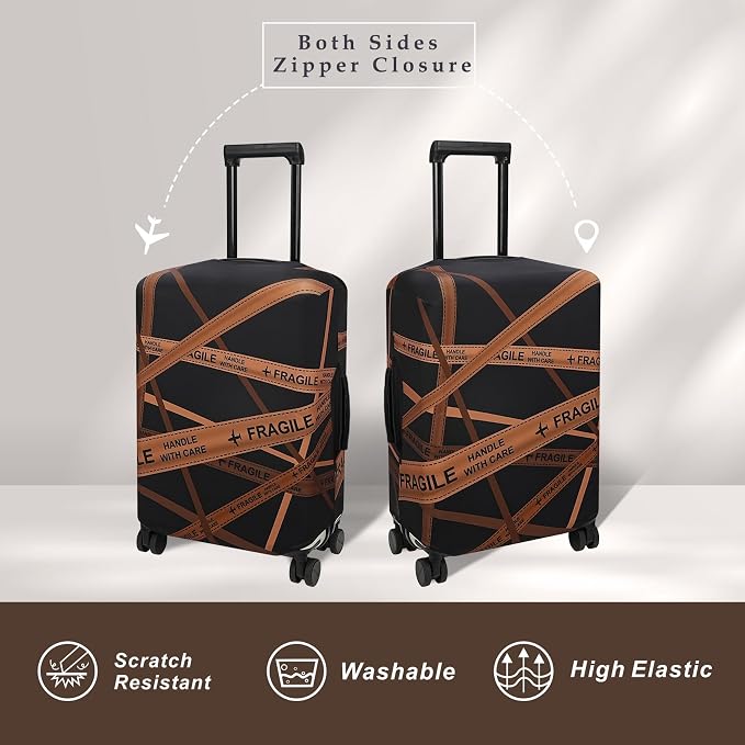 Explore Land Travel Luggage Cover Suitcase Protector Fits 18-22 Inch Case - Image 2