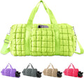 Quilted Travel Duffle Bag Gym Bag by XSUIOY