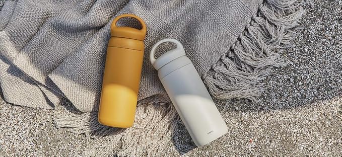 KINTO 21093 Day-off Tumbler, 16.9 fl oz (500 ml), Mustard, Double Wall Vacuum Construction, Hot and Cold Insulation, Water Bottle - Image 5