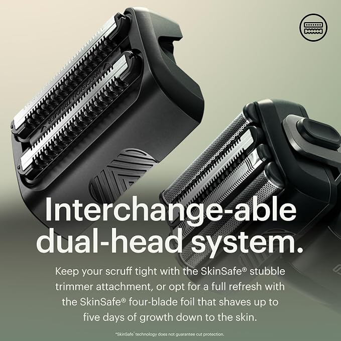 MANSCAPED® The Chairman™ PRO Men’s Electric Foil Face Shaver - Image 3