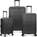 U.S. Traveler Boren Polycarbonate Hardside Rugged Travel Suitcase Luggage by USTraveler