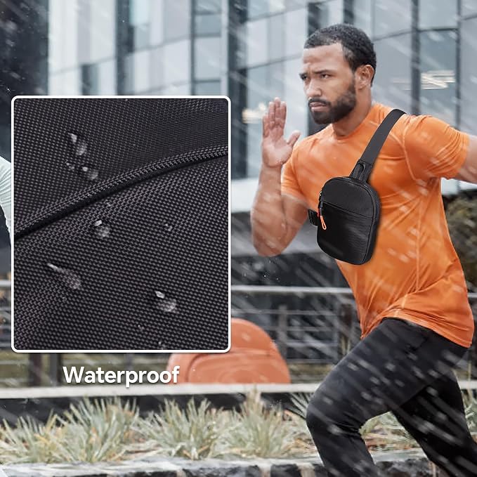 MJNUONE Mini Sling Bag for Men Outdoor Lightweight Small Crossbody Bag Women - Image 2