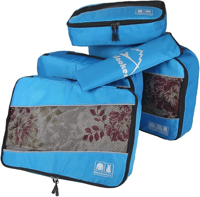 5 Set Packing Cubes for Travel Large Suitcase Luggage Organizer Bags Travel - Image 3
