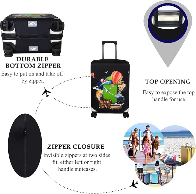 Explore Land Luggage Cover Suitcase Protector Fits 18-22 Inch Case - Image 3