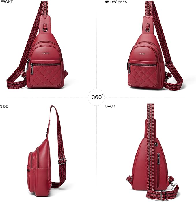 Sling Bag For Women Fanny Pack Crossbody Travel Shoulder Belt Bags Tote - Image 7
