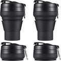 2PACK Collapsible Coffee Cup, 20 OZ 600ml Silicone Folding Camping Mug by EASYXQ