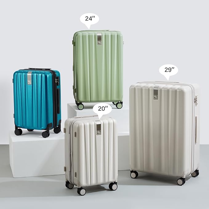 Hanke 24 Inch Expandable Checked Luggage Lightweight PC Hard Case Luggage - Image 9