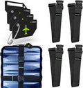 Untethered Ultimate Travel Set: 4 Premium Luggage Straps and 4 Silicone Tags by Untethered