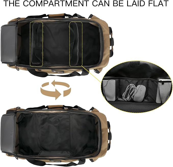 TUGUAN Extra Large Travel Duffle Bag Backpack - Image 5