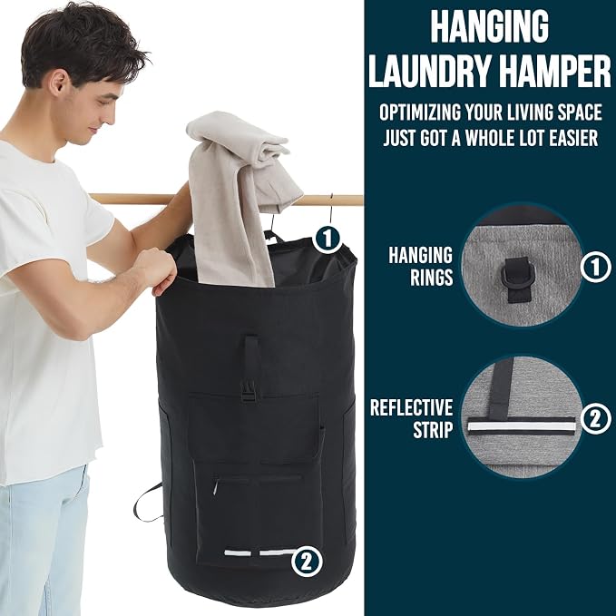 Laundry Bag Extra Large 115L，Laundry Backpack - Image 4