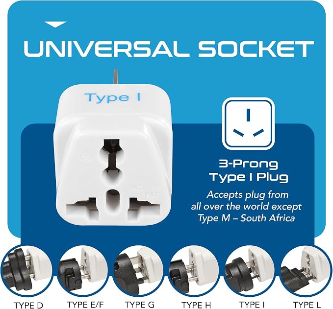 Ceptics Australia, New Zealand Travel Plug Adapter - Image 3