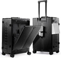 UrbanExplorer 24 Inch Check-In Aluminum Frame Luggage, ABS+PC Hard Shell by UrbanExplorer