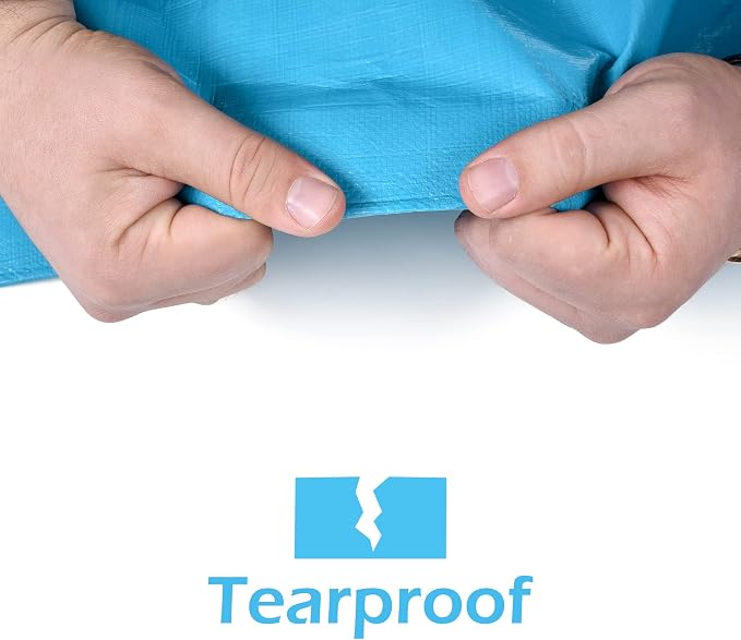Tarps Heavy Duty Waterproof 8x10-12 mil Thick Camping Tent - Image 4