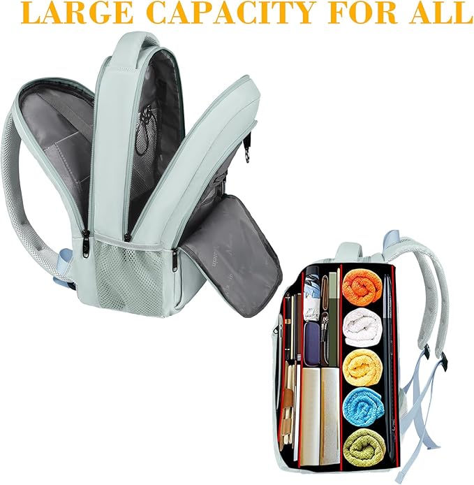 MATEIN Travel Laptop Backpack, Lightweight Anti Theft School Bookbag - Image 2