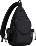 MOSISO Sling Backpack, Canvas Crossbody Hiking Daypack Bag by MOSISO