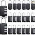 Moxweyeni 20 Pcs 4 Digit Combination Lock Small Combo Luggage Number Locks by Moxweyeni