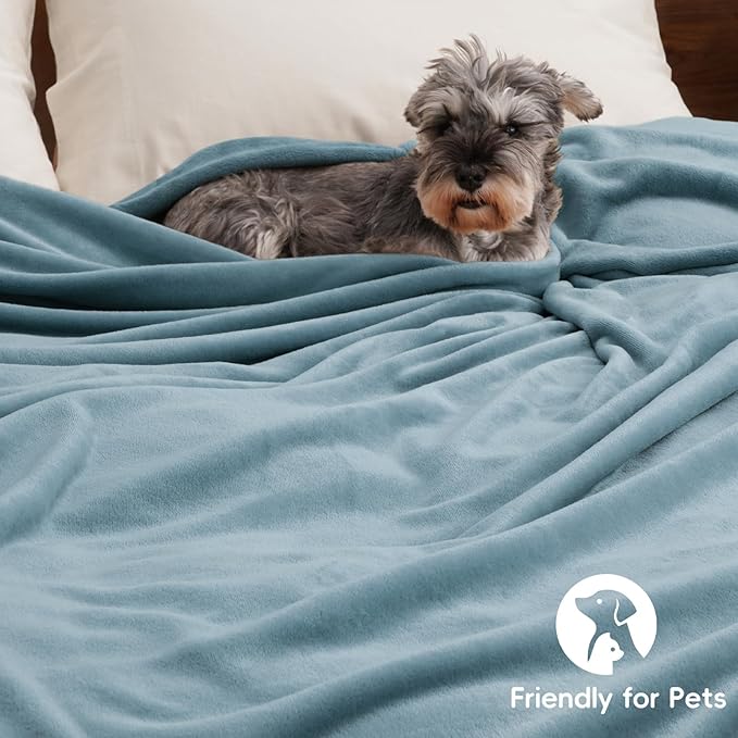 PHF Ultra Soft Fleece Blanket King Size, No Shed No Pilling Luxury Plush Cozy - Image 5