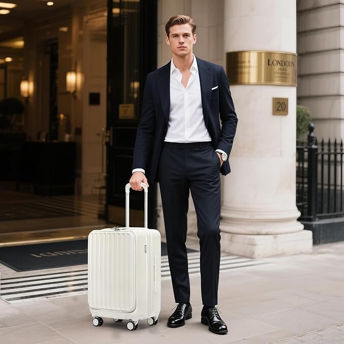 KYME 22-Inch Hardside Small Suitcase, 100% PC Hard Shell - Image 7
