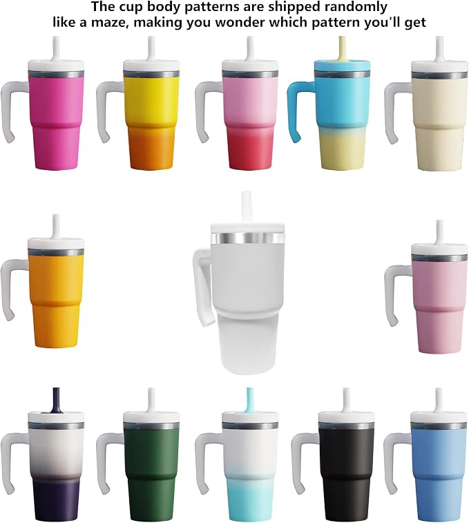 20-OZ Insulated Water Bottle,Insulated Stainless Steel Tumbler,Reusable Cold Drink Thermos,BPA-Free, Double-Wall Stainless Steel Water Bottle (Body Color-Blind Box, 20, Fluid Ounces) - Image 2