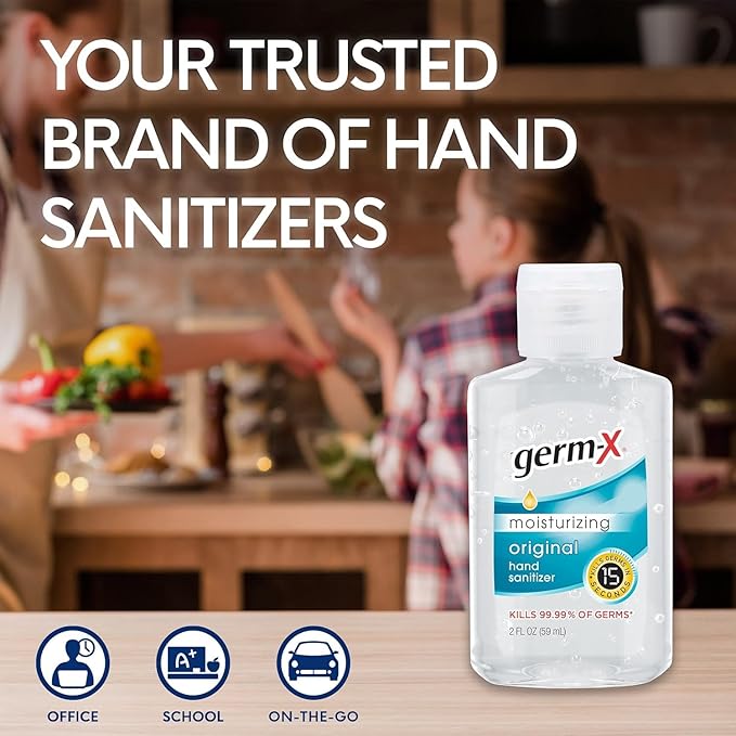Germ-X Original Hand Sanitizer Gel, Mini Travel Size - Image 6