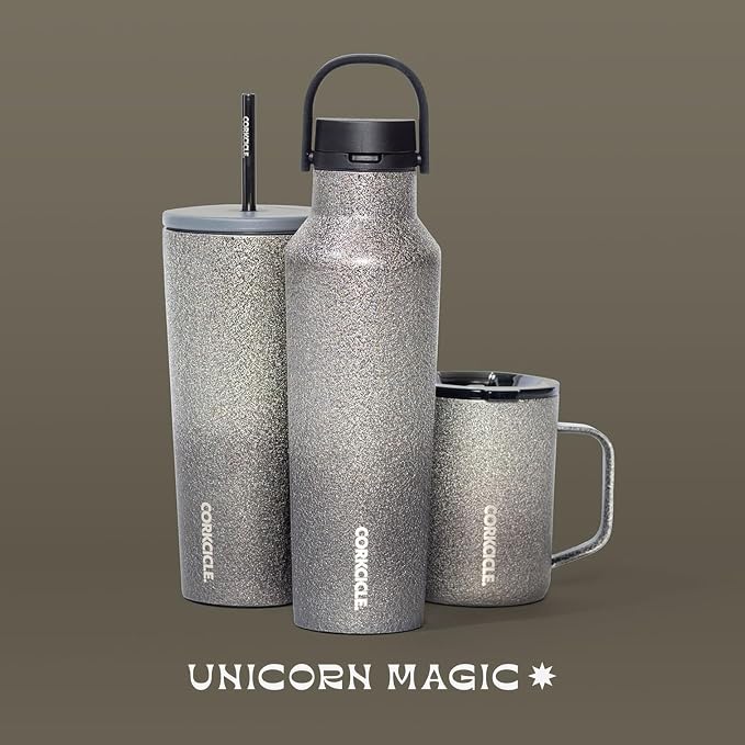 Corkcicle Cold Cup Insulated Tumbler with Straw - Keeps Drinks Cold for 12 Hours - Triple-Insulated Stainless Steel - Leak-Resistant Lid - Summer Drinkware Gift - 24 oz - Steel Shadow - Image 8