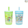 Zak Designs PAW Patrol Kelso Toddler Cups For Travel or At Home, 15oz 2-Pack Durable Plastic Sippy Cups With Leak-Proof Design is Perfect For Kids (Chase, Marshall, Rubble, & More) by ZakDesigns