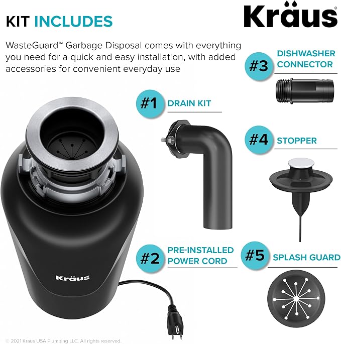 KRAUS Standart PRO™ 33-inch 16 Gauge Undermount 50/50 Double Bowl Stainless - Image 8
