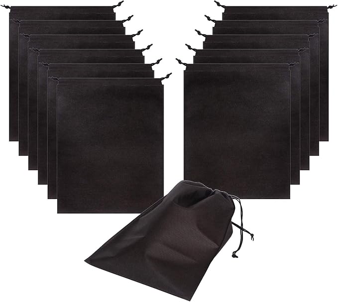 12 Pack Shoe Bags for Travel Non-Woven by DIOMMELL