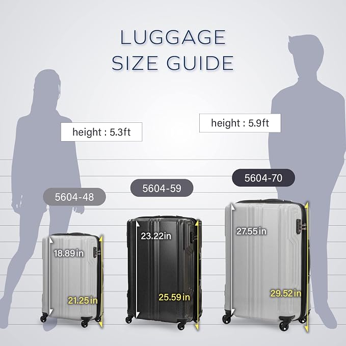 LEGEND WALKER BLADE-Ultralight PC Fiber Luggage, 5604-48-BKCB - Image 6