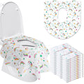 50 Packs Disposable Toilet Seat Covers Extra Large Individually Wrapped by Reginary