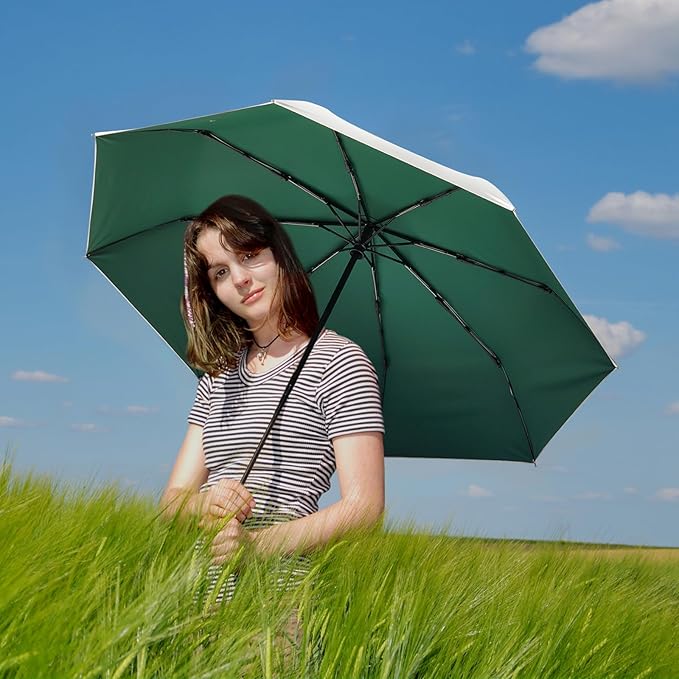 G4Free UPF 50+ UV Protection Large Travel Umbrella 42/46 Inch Auto Open Close - Image 6