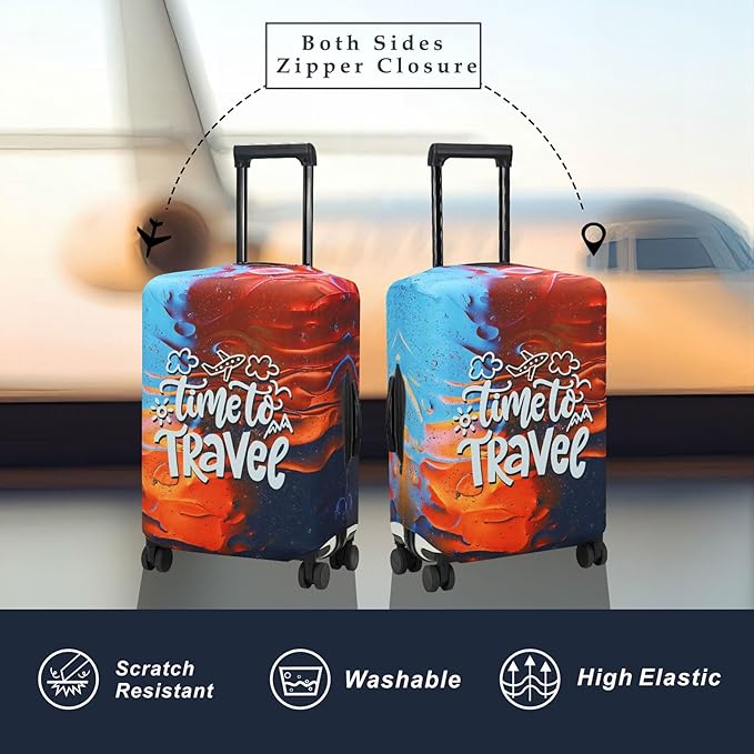 Explore Land Luggage Cover Suitcase Protector Fits 23-26 Inch Case - Image 2