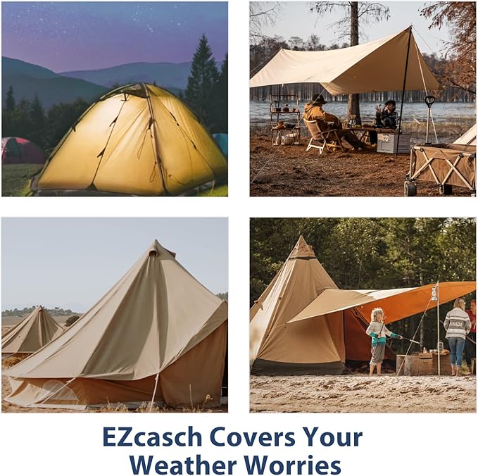 20’x24’ Canvas Tarp Heavy Duty Water Resistant Tarpaulins - Image 6