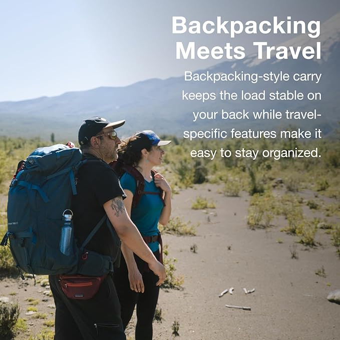 Osprey Fairview Trek 70L Women's Travel Backpack, Night Jungle Blue - Image 3