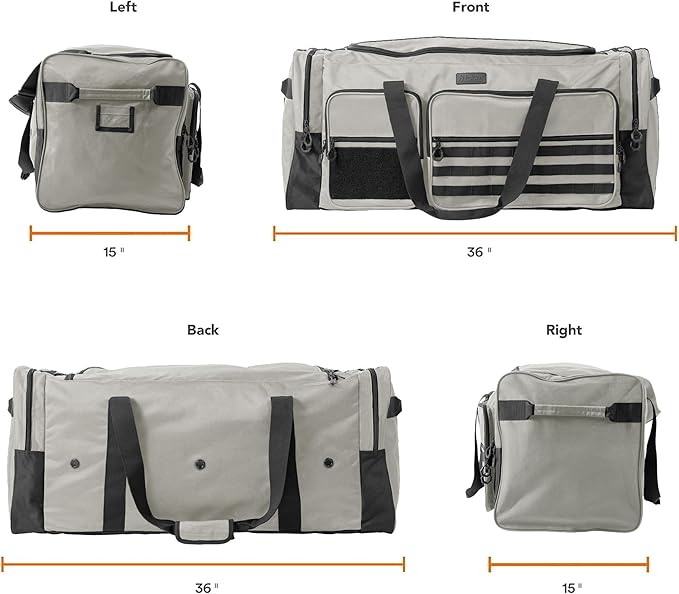 Fitdom 130L 36" Heavy Duty Extra Large Sports Gym Equipment Travel Duffle Bag - Image 2