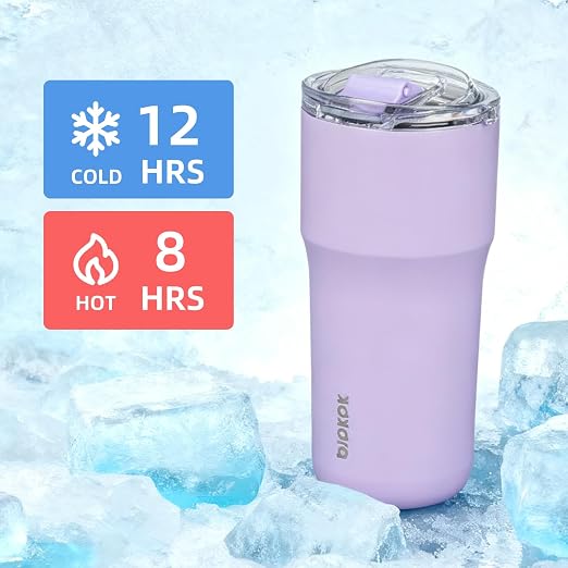BJPKPK Insulated Tumbler,20oz Stainless Steel Tumbler with lid,Double Wall Travel Coffee Mug Thermal Cup,Keep Drinks Cold and Hot,Black - Image 6